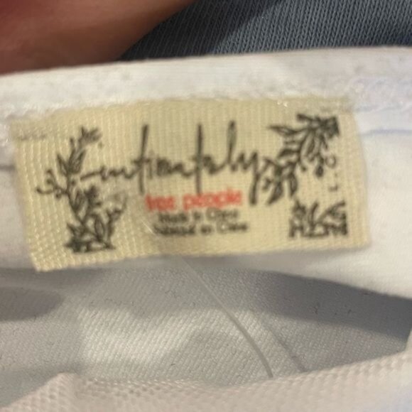 Intimately Free People Keep It Sleek Bodysuit White L NWT - Picture 13 of 14